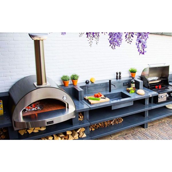 Alfa Forni 4 Pizze Top Pizza Oven Antraciet