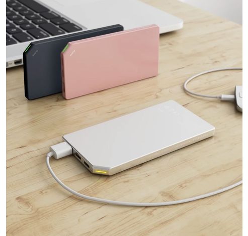 PowerBank Slim Aluminum 5000mAh Grey  Allocacoc