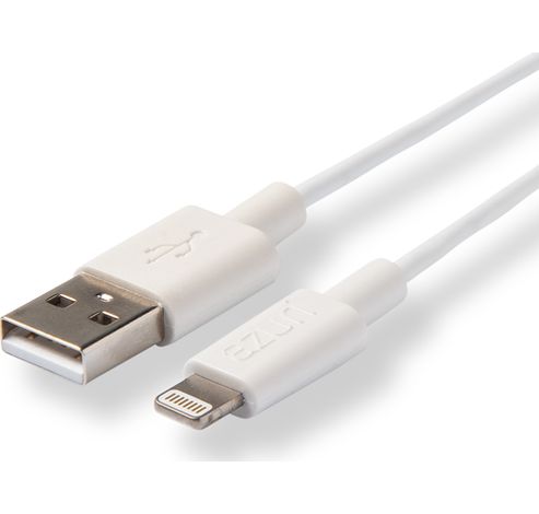 Autolader Met Apple Lightning Connector - Wit  Azuri