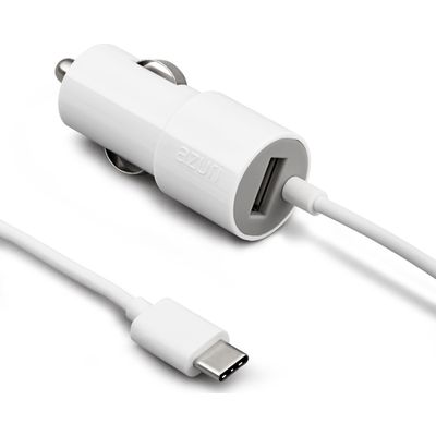 Car charger usb C 2.4amp white 