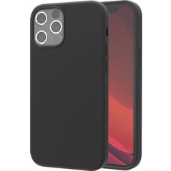 Azuri Liquid silicon cover  iPhone 12 PRO MAX black 