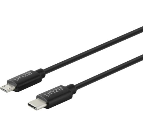 Usb-c to micro usb 1m black  Azuri