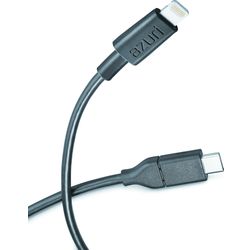 Azuri Usb-c to lightning 1m black 