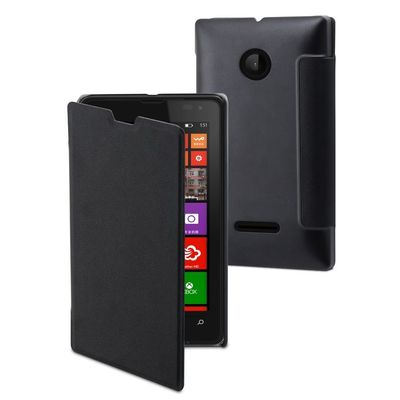 Book cover voor Lumia 532 Zwart 