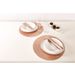 CAPELINNI placemat diameter 38 cm rosegold 