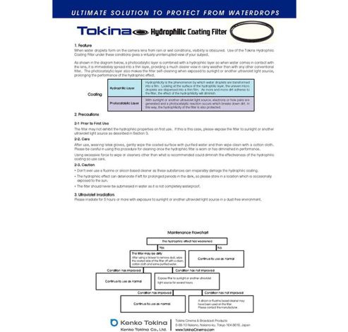 105.0mm Hydrophilic  Tokina