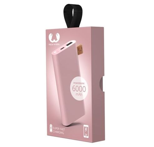 Powerbank 6000 mAh Dusty Pink  Fresh 'n Rebel