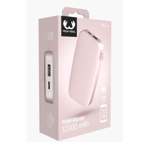 Powerbank 12000 mAh Smokey Pink  Fresh 'n Rebel