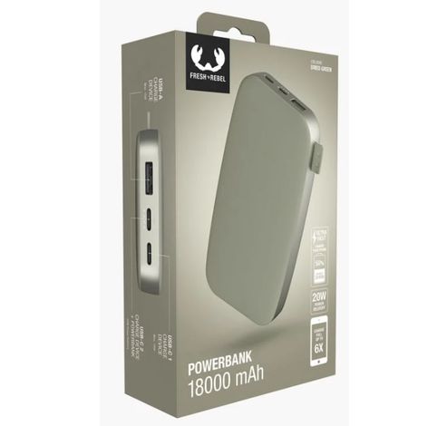 Powerbank 18000 mAh Dried Green  Fresh 'n Rebel