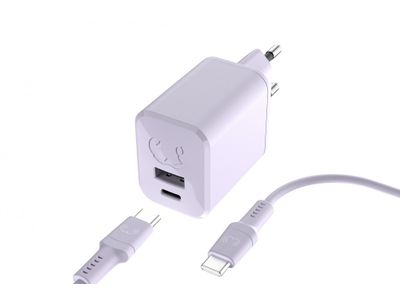  USB + USB-C Mini Charger 45W PD + USB-C Dreamy Lilac
