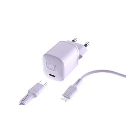 Fresh 'n Rebel USB-C Mini Charger 20W PD + Lightning Dreamy Lilac 