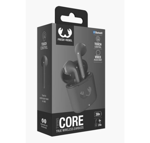 Twins core True Wireless Earbuds StormGrey  Fresh 'n Rebel