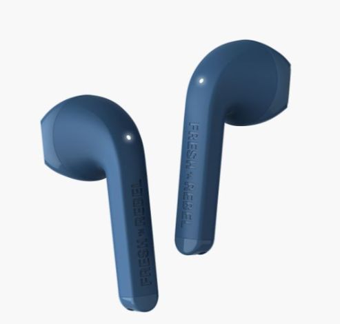 Twins Core True Wireless Earbuds Steel Blue  Fresh 'n Rebel