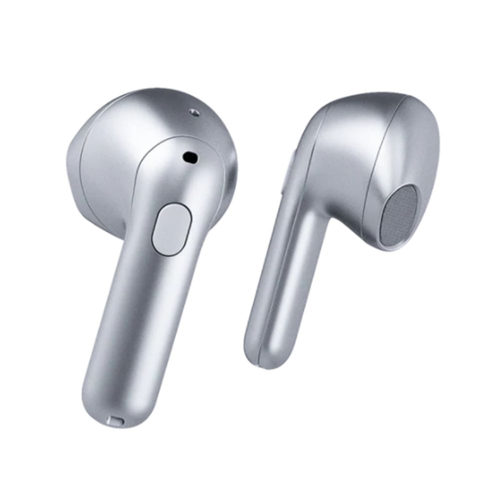 Happy Plugs Hoofdtelefoon - oortjes Hope in ear Silver