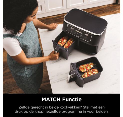 Foodi AF400EU  Dubbele airfryer XXL 9.5L  Ninja