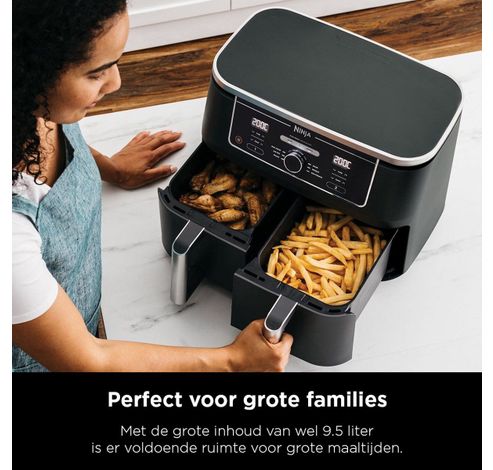 Foodi AF400EU  Dubbele airfryer XXL 9.5L  Ninja