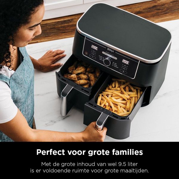 Ninja Foodi AF400EU  Dubbele airfryer XXL 9.5L