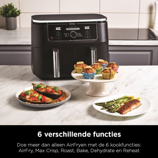 Ninja Foodi AF400EU  Dubbele airfryer XXL 9.5L