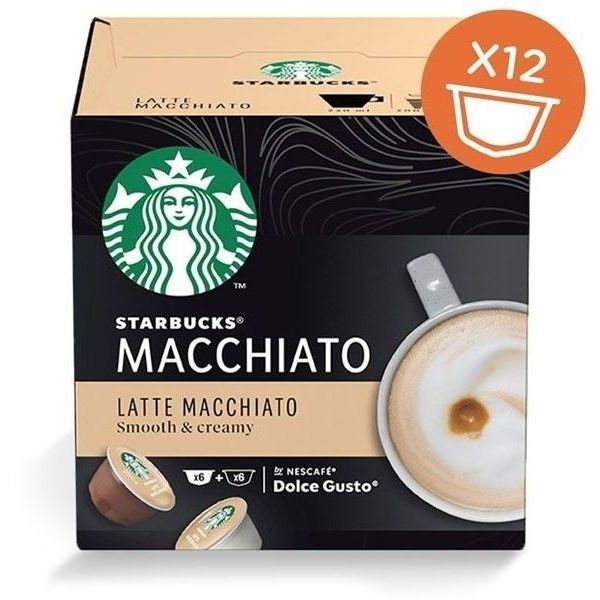 Dolce Gusto Starbucks 12 Capsules Latte Macchiato 