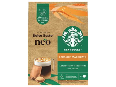 NEO Starbucks® Caramel Macchiato 6 pads & 6 sachets