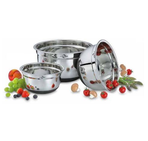 KUCHENPROFI ANTI-SLIP MIXING BOWL SET 3ST  Kuchen profi