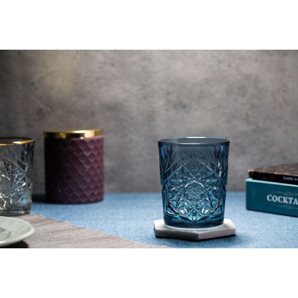 Libbey Hobstar Bekerglas Blauw 35cl