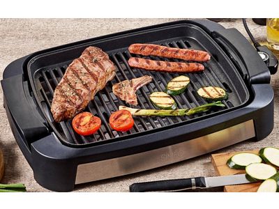 Tafelgrill met glas deksel