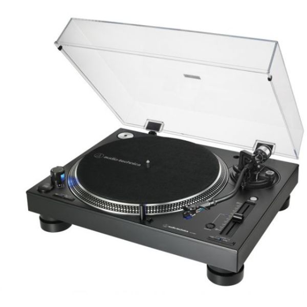 Audio-Technica AT-LP140XPBK Professionele handmatige draaitafel met directe aandrijving