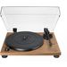 Audio-Technica AT-LPW40WN Handmatige platenspeler met houten voetplaat en riemaandrijving