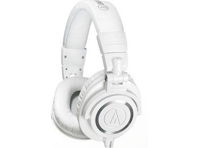 Professional Studio Monitor Headphones (with coiled cable) ATH-M50WH