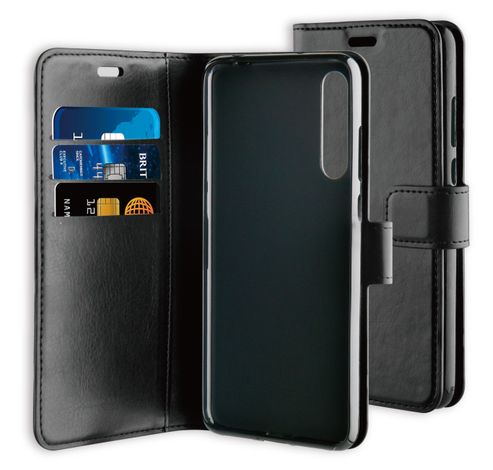 Huawei P20 Pro Gel Wallet Case Noir  BeHello