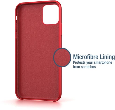 Liquid silicone Case iPhone 11 PRO red  BeHello