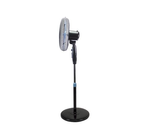 P206VEN130 statiefventilator ronde basis timer 40W zwart/blauw  Beper