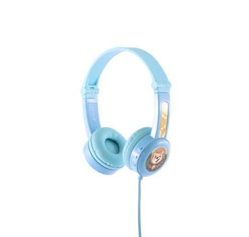 Travel on-ear HPH opvouwbaar met 3 step volume setting blauw  Buddyphones