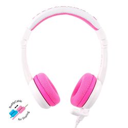 School+ on-ear HPH staafmicrofoon roze 