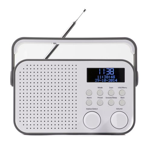 Nikkei NDB20GY Draagbare DAB+ Radio alarm FM autoscan grijs  Nikkei