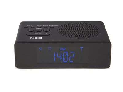 NRDB15BK Klokradio DAB+ FM Autoscan 2x alarm zwart