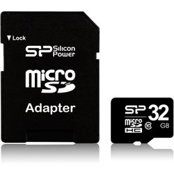 Silicon Power Micro SDHC 32GB class 10 + adapter 