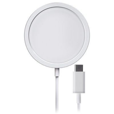 Magnetic wireless charger magsafe white 