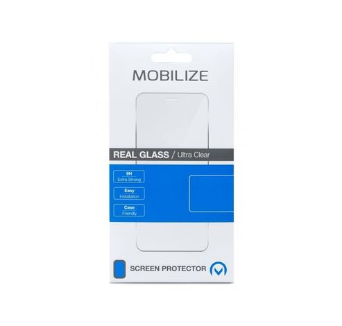 Glass Screenprotector iPhone 13/13 PR  prt - black frame  Mobilize