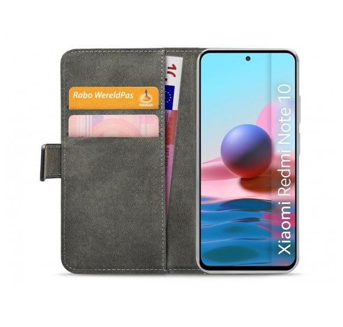 Gelly walletcase Xiaomi Redmi Note 10 black  Mobilize