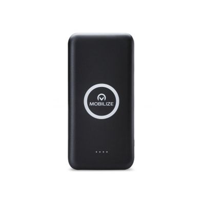 Wireless charging power bank 10000mAh black 