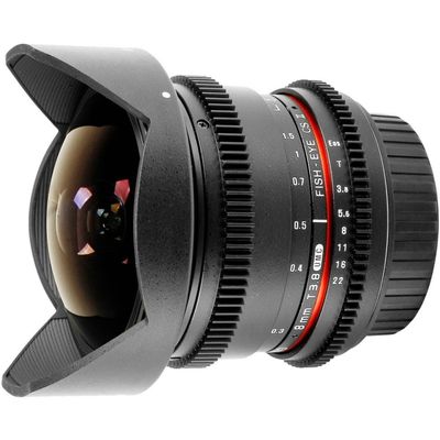 8mm Fisheye T3.8 MC Nikon VDSLR  Samyang