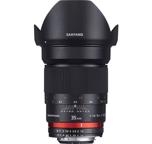 35mm f/1.4 Canon M  Samyang