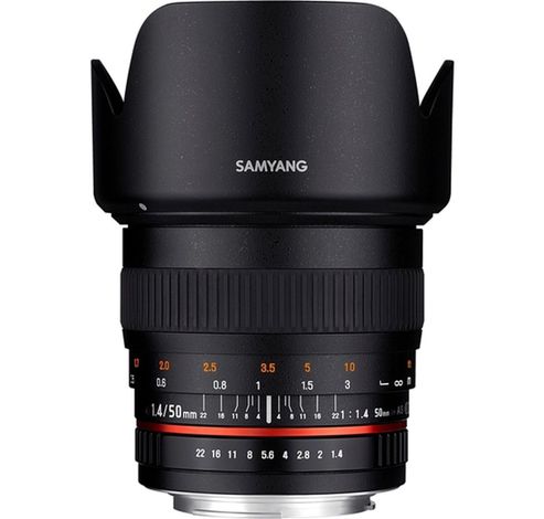 50mm f/1.4 Sony  Samyang