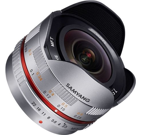 7.5mm f/3.5 UMC Micro 4/3 Silver  Samyang