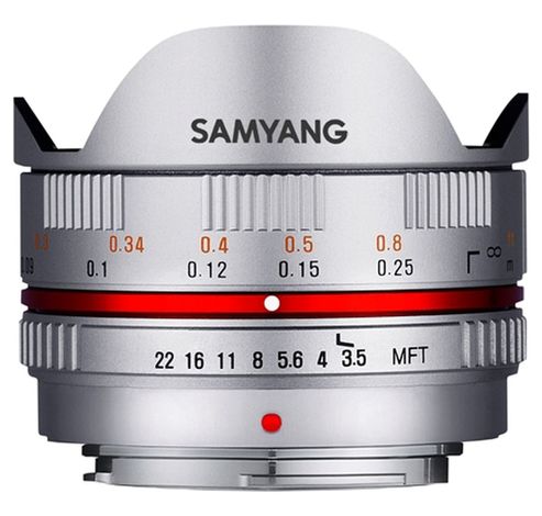 7.5mm f/3.5 UMC Micro 4/3 Silver  Samyang