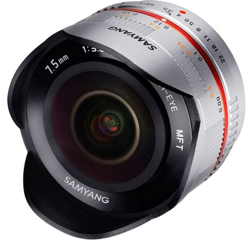 7.5mm f/3.5 UMC Micro 4/3 Silver  Samyang