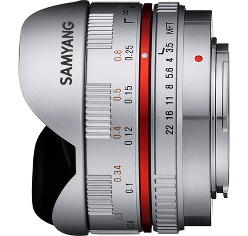 7.5mm f/3.5 UMC Micro 4/3 Silver  Samyang