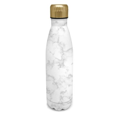 Gourde vide 500ml marbre blanc (chaud et froid)  Nerthus